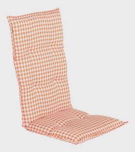 Hartman Tuinkussen 'Poule' t.b.v. Tuinstoel hoge rug, kleur Oranje