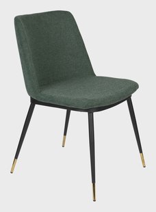 ZILT Eetkamerstoel 'Younes' kleur Donkergroen