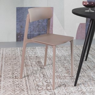 ZILT Eetkamerstoel 'Hassani' kleur Lichtbruin