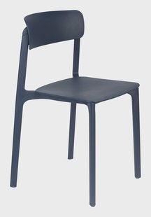 ZILT Eetkamerstoel 'Hassani' kleur Donkerblauw