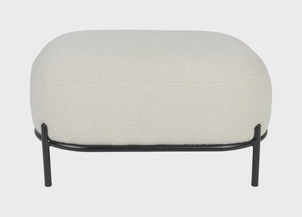 ZILT Hocker 'Brandan' Teddy, kleur Ivory