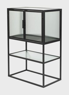Dutchbone Opbergkast 'Boli' Glas en metaal, 90 x 60cm
