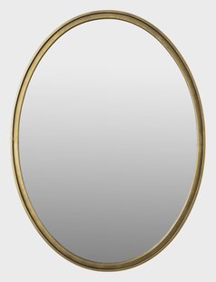 ZILT Ovale Spiegel 'Larrys' 80 x 60cm, kleur Antique Brass