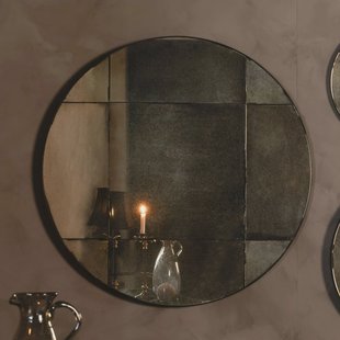 Dutchbone Ronde Spiegel 'Mado' Antique finish, 40cm