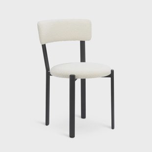 Jesper Home Eetkamerstoel 'Obu' Bouclé, kleur Icing on the Cake