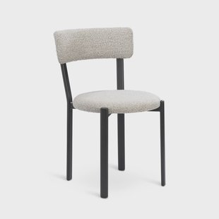 Jesper Home Eetkamerstoel 'Obu' Bouclé, kleur Raccoon