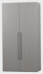 WOOOD Kledingkast 'Rens' 2-deurs, kleur Pebble Grey
