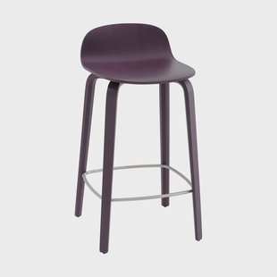 Muuto Visu barkruk 65 cm Dark plum