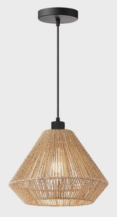LABEL51 Hanglamp 'Ibiza Diamond' Jute, 1-lamps, kleur Naturel