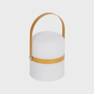 Kave Home Tafellamp 'Ridley' LED, oplaadbaar, kleur Mosterdgeel