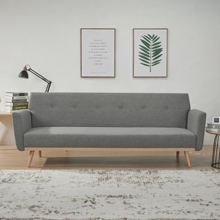 Artistiq 3-zits Slaapbank 'Kelyn' 111 x 190cm, kleur Donkergrijs