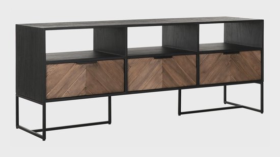 DTP Home TV-meubel 'Criss Cross' Hout en staal, 150cm