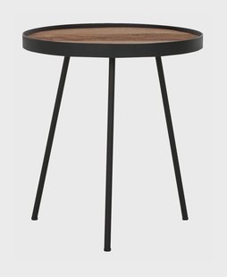 DTP Home Bijzettafel 'Saturnus' Teakhout, 40cm, kleur Naturel