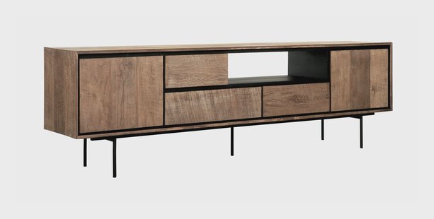 DTP Home TV-meubel 'Metropole' Teakhout, 195cm