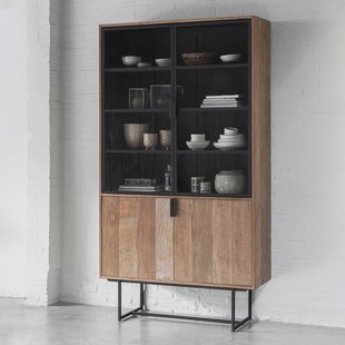 DTP Home Vitrinekast 'Odeon' Teakhout, 220 x 120cm