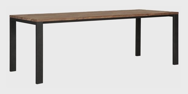 DTP Home Eettafel 'Tracks' Teakhout, 225 x 90cm
