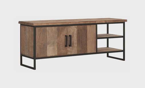 DTP Home TV-meubel 'Beam' Teakhout, 140cm, kleur Naturel