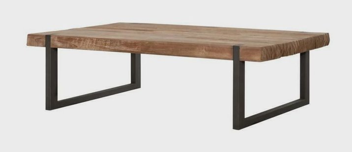 DTP Home Salontafel 'Beam' Teakhout, 120 x 80cm, kleur Naturel