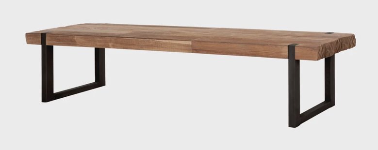 DTP Home Salontafel 'Beam' Teakhout, 150 x 50cm, kleur Naturel