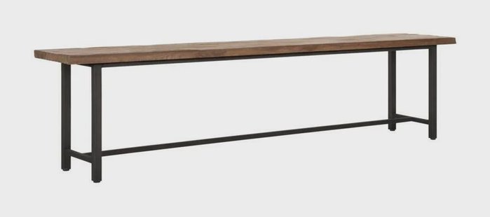 DTP Home Eetkamerbank 'Beam' Teakhout, 190cm, kleur Naturel