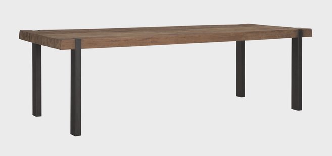 DTP Home Eettafel 'Beam' Teakhout, 250 x 100cm, kleur Naturel