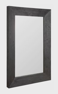 MUST Living Spiegel 'Lola' Hout, 140 x 100cm, kleur zwart