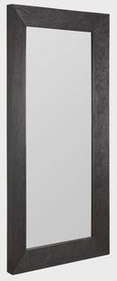 MUST Living Spiegel 'Lola' Hout, 200 x 100cm, kleur zwart