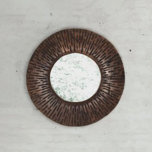 MUST Living Spiegel 'Cosmos' Teakhout, 60cm