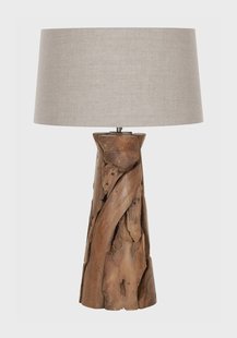 MUST Living Tafellamp 'Jungle' Teakhout, 72cm