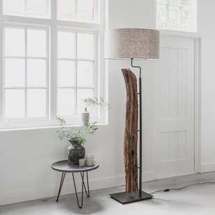 MUST Living Vloerlamp 'Contemporary' Teakhout, 180cm
