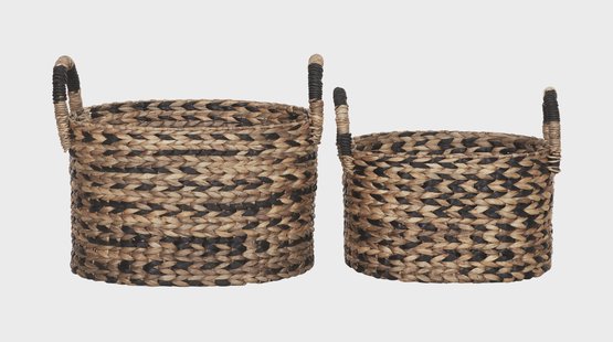 MUST Living Mand 'Basket' Ovaal, Set van 2 stuks