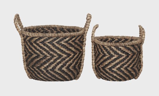 MUST Living Mand 'Basket' Rond XL, Set van 2 stuks