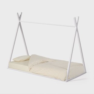 Kave Home Kinderbed 'Maralis' Tipi, 90 x 190cm, kleur Wit
