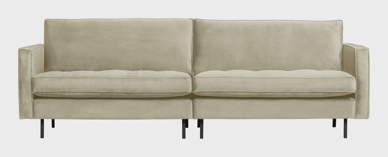 WOOOD 3-zits Bank 'Rodeo Classic' Velvet, kleur Pistache