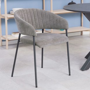 Bendt Eetkamerstoel 'Preben' kleur Donkergrijs