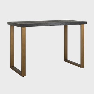 Richmond Bartafel 'Blackbone' Brass, Eikenhout en metaal, 160 x 80cm