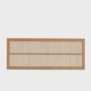 Kave Home Hoofdbord 'Beyla' Eikenhout, 175 x 70cm