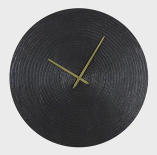 Light & Living Klok 'Cervino' 58cm, kleur Antiek Zwart