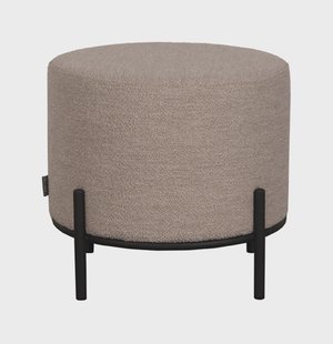 LABEL51 Hocker 'Troy' Bouclé, 46cm, kleur Naturel