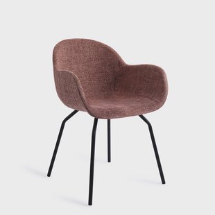 Jesper Home Eetkamerstoel 'Otsu' kleur Rusty Rhubarb