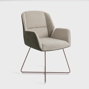 Jesper Home Eetkamerstoel 'Myoko' Cross Rose, kleur Popeye