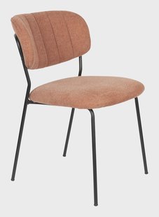 ZILT Eetkamerstoel 'Maris' Stof, kleur Roze