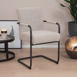 Sohome Eetkamerstoel 'Noud' Bouclé, kleur Beige