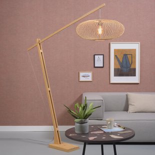 GOOD&MOJO Vloerlamp 'Cango' Bamboe, 218cm, kleur Naturel