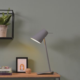 its about RoMi Tafellamp 'Cardiff' 54cm, kleur Grijs