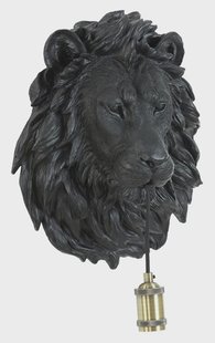 Light & Living Wandlamp 'Lion' kleur Mat Zwart