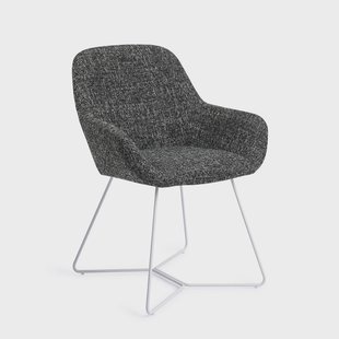 Jesper Home Eetkamerstoel 'Kushi' Beehive White, kleur Skyfall