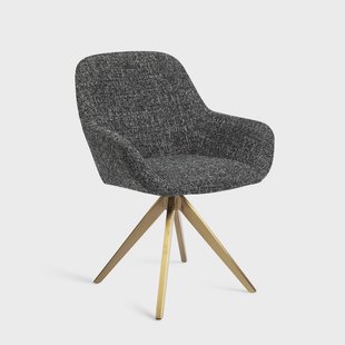 Jesper Home Eetkamerstoel 'Kushi' Turn Gold, kleur Skyfall