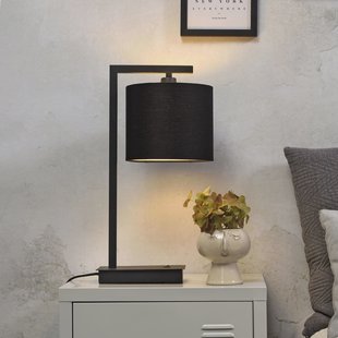 its about RoMi Tafellamp 'Boston' 44cm, kleur Zwart