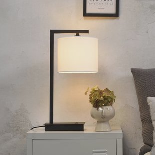 its about RoMi Tafellamp 'Boston' 44cm, kleur Wit